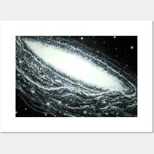 Spiral galaxy art Posters and Art